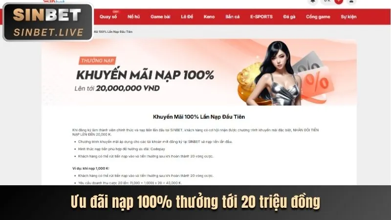 Thưởng chào mừng 69vm.com